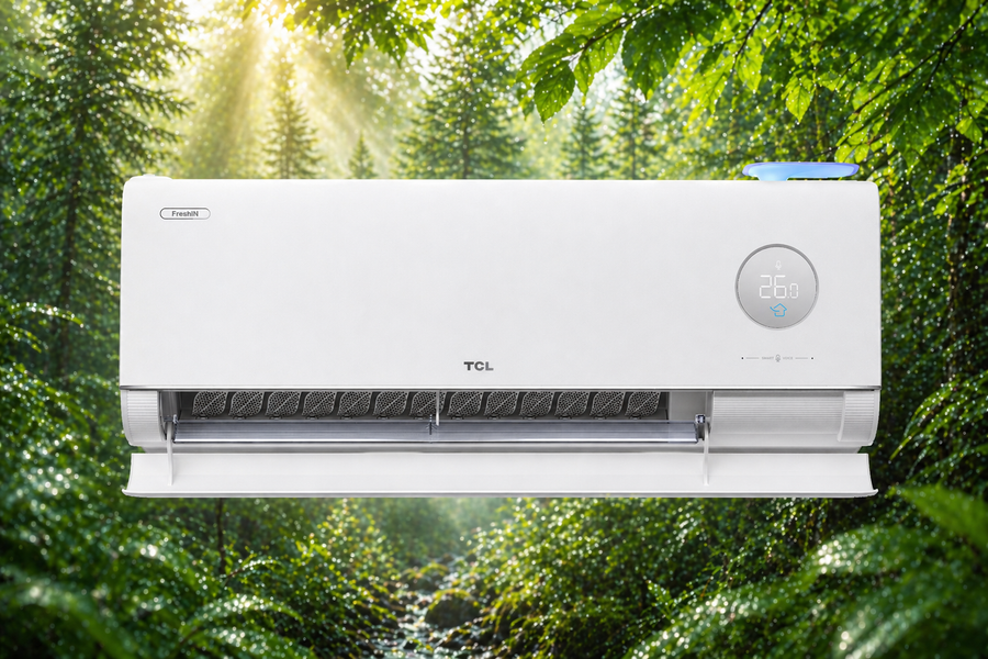 Raitisilmalämpöpumppu RILP vaihtaa ilmaa